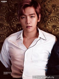 EXO (Baekhyun, Xiumin) для Singles December 2015 Extra