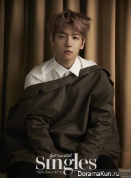 EXO (Baekhyun, Xiumin) для Singles December 2015