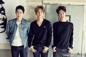 Baekhyun, Suho, Chen (EXO) для @Star1 August 2015