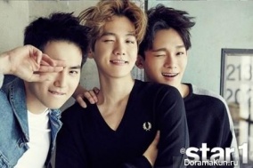 Baekhyun, Suho, Chen (EXO) для @Star1 August 2015