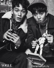 EXO для Vogue Korea December 2015 Extra