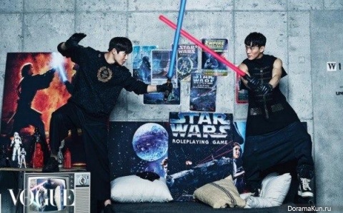 EXO для Vogue Korea December 2015 Extra