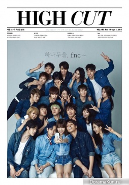 FT Island, CN Blue, Juniel, AOA, N.Flying для High Cut 2015