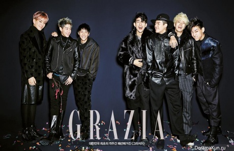 GOT7 для Grazia December 2014