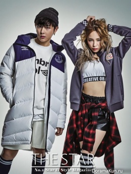 Junhyung (BEAST), Heize для The Star December 2015