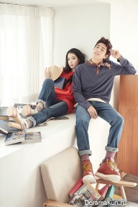 IU, Lee Hyun Woo для Unionbay S/S 2015