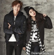 IU, Lee Hyun Woo для Unionbay Winter 2015 CF