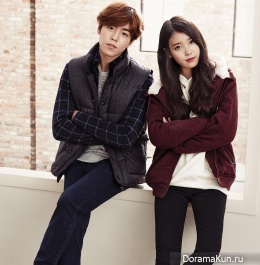 IU, Lee Hyun Woo для Unionbay Winter 2015 CF