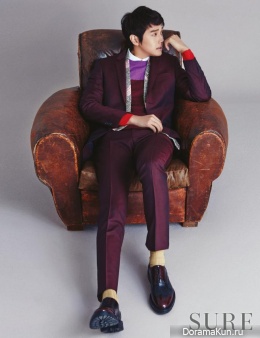 Ji Hyun Woo для SURE January 2015 Extra
