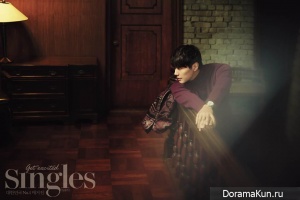 Ji Hyun Woo для Singles October 2014