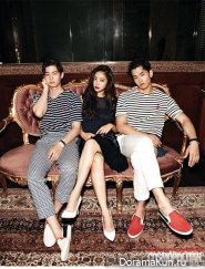Jo Bo Ah и др. для Cosmopolitan August 2014