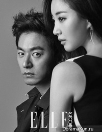Joo Jin Mo, Kim Sa Rang для Elle June 2015