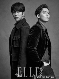 Jung Kyung Ho, Kim So Yeon, Yoon Hyun Min для Elle April 2015 Extra