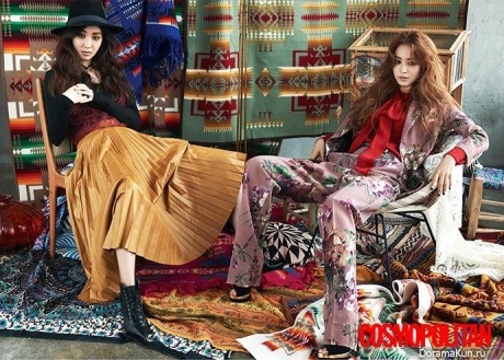 Jung Ryu Won, Han Ye Seul для Cosmopolitan September 2015