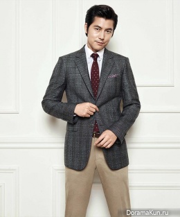 Jung Woo Sung для BRUNO BAFFI Fall 2014 CF