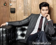 Jung Woo Sung для BRUNO BAFFI Fall 2014 CF