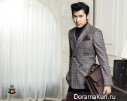 Jung Woo Sung для BRUNO BAFFI Fall 2014 CF
