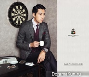 Jung Woo Sung для Bruno Baffi F/W 2015