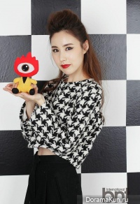 Kan Mi Youn для BNT International January 2015 Extra
