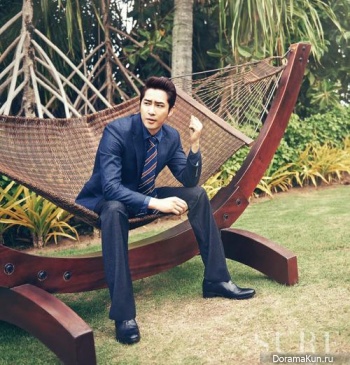 Kang Ji Hwan для SURE August 2014