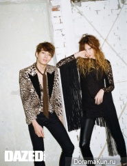 Kim Jae Young, Lee Sun Jung для Dazed & Confused February 2015