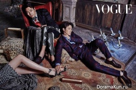 Joo Ji Hoon, Kim Kang Woo для Vogue June 2015