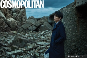 Park Hee Soon, Kim Moo Yul для Cosmopolitan December 2015