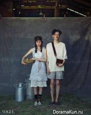 Jin Jung Sun, Kim Won Joong для Vogue April 2015