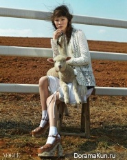 Jin Jung Sun, Kim Won Joong для Vogue April 2015