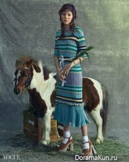 Jin Jung Sun, Kim Won Joong для Vogue April 2015