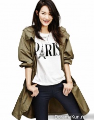 Shin Min Ah, Kim Woo Bin для Giordano Spring 2015 Extra