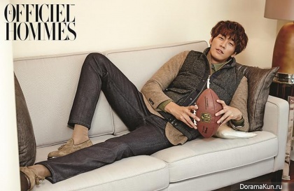 Kim Young Kwang для L'Officiel Hommes October 2015