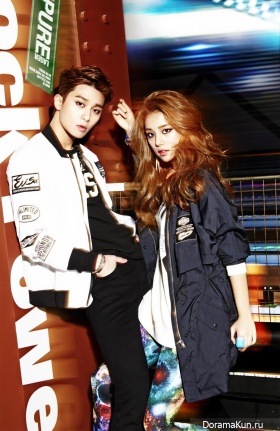 Park Seo Joon, Laboum (Solbin) для Evisu 2015 CF