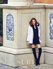 Lee Da Hee для SURE December 2015