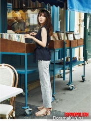 Lee Ji Ah для Cosmopolitan July 2015 Extra