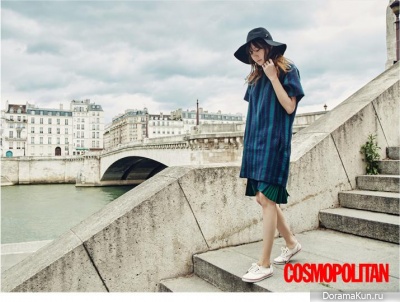Lee Ji Ah для Cosmopolitan July 2015 Extra