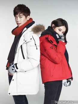 Lee Jong Suk, Kang Min Kyung (Davichi) для Guess F/W 2014 Extra