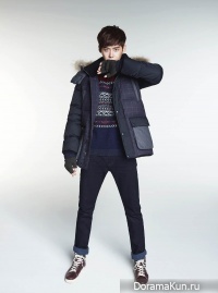 Lee Jong Suk, Kang Min Kyung (Davichi) для Guess F/W 2014 Extra