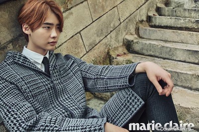 Lee Jong Suk для Marie Claire December 2015