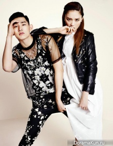 Lee Sung Kyung, Park Hyeong Seop для Grazia February 2015