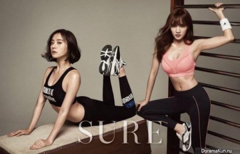 Wonder Girls (Lim), Miss A (Jia) для SURE October 2015