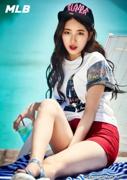Suzy (Miss A) для MLB Korea Summer 2015 CF