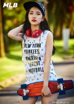 Suzy (Miss A) для MLB Korea Summer 2015 CF
