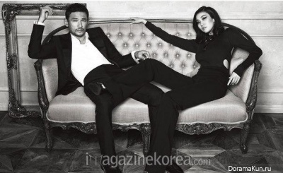 Hwang Jung Min, Yoo Ah In, Jang Yoon Joo для Harper's Bazaar August 2015