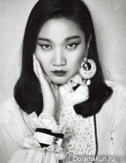 Hwang Jung Min, Yoo Ah In, Jang Yoon Joo для Harper's Bazaar August 2015