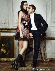 Hwang Jung Min, Yoo Ah In, Jang Yoon Joo для Harper's Bazaar August 2015