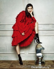 Hwang Jung Min, Yoo Ah In, Jang Yoon Joo для Harper's Bazaar August 2015