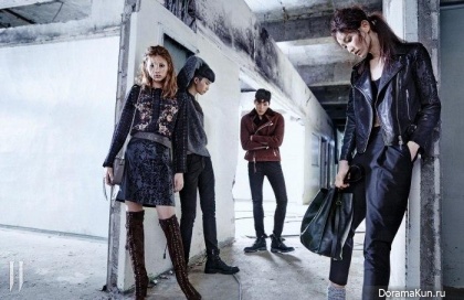 Jung Ho Yeon, Ahn Seung Jun, Park Sera для W Korea August 2015