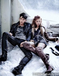 Jung Ho Yeon, Ahn Seung Jun, Park Sera для W Korea August 2015
