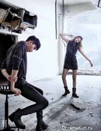 Jung Ho Yeon, Ahn Seung Jun, Park Sera для W Korea August 2015